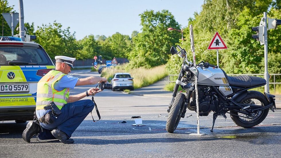 An der Kreuzung war die Ampel außer Betrieb 