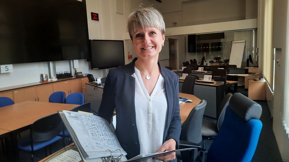 Krimiinalhauptkommissarin Nadine Schaffrath leitet die SOKO bei der Dresdner Polizei 