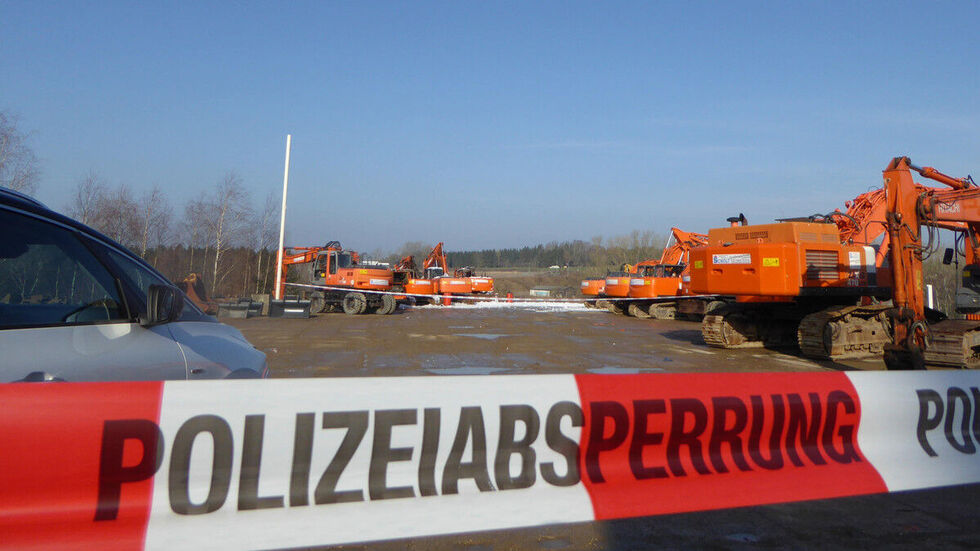 Ermittler waren am Mittwochvormittag vor Ort. © Mike Müller