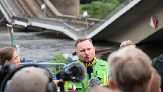 Feuerwehrsprecher Michael Klahre.