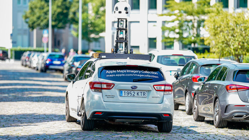 Kameraautos von Appel rollen nun auch durch Dresden. (Symbolbild: Archiv/dpa)