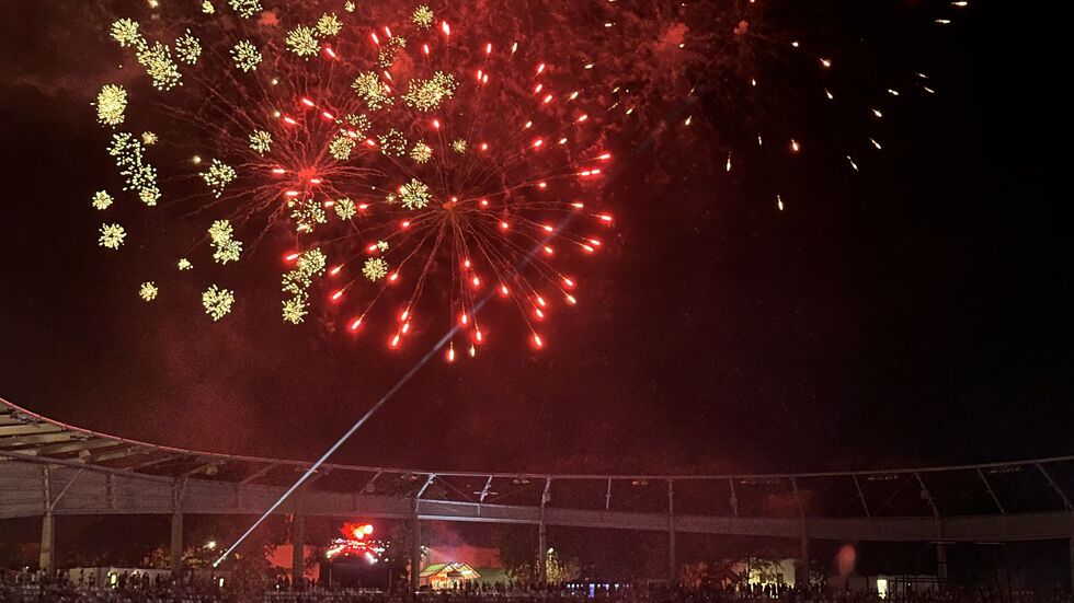 Zur Eröffnung gab es am Freitag ein großes Feuerwerk.