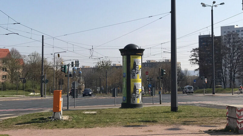 Beim Nürnberger Platz rücken am Dienstag die Bauarbeiter an. (Symbolbild)