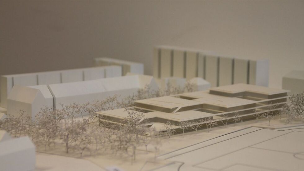 Der Siegerentwurf: So soll das LEO künftig mal aussehen. Doch das Gymnasium lässt auf sich warten.