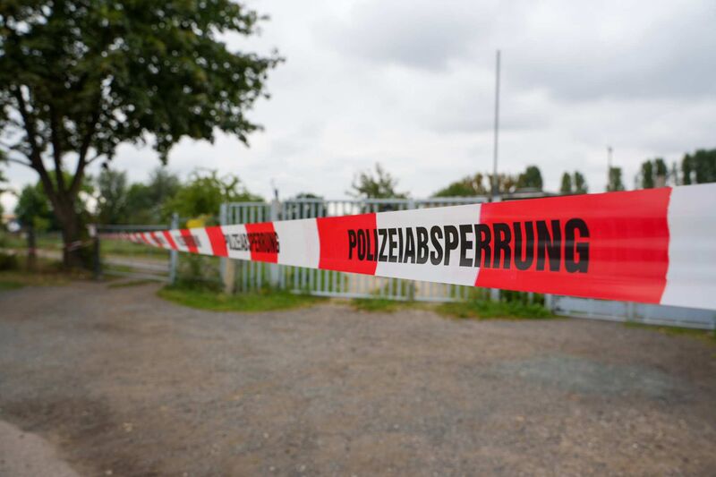 Der Fundort ist abgesperrt.