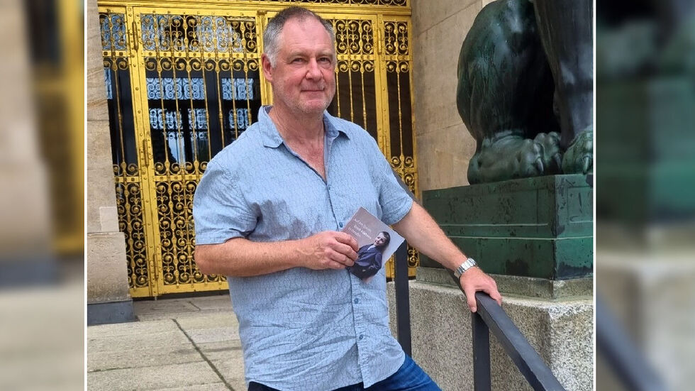 Autor des Buches "Auf den Spuren Erich Kästners in Dresden": Matthias Stresow. Autor des Buches "Auf den Spuren Erich Kästners in Dresden": Matthias Stresow.