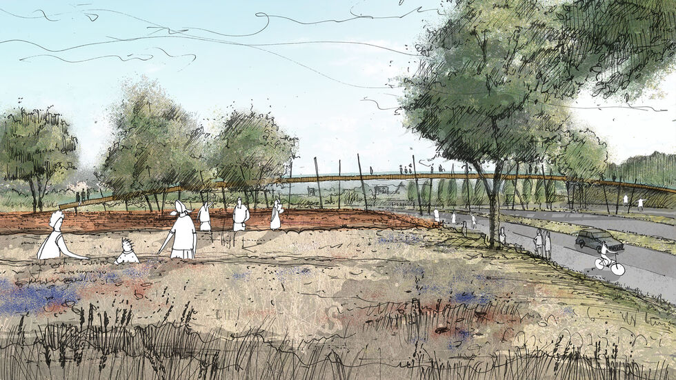 Perspektive Südpark Brücke Perspektive Südpark Brücke