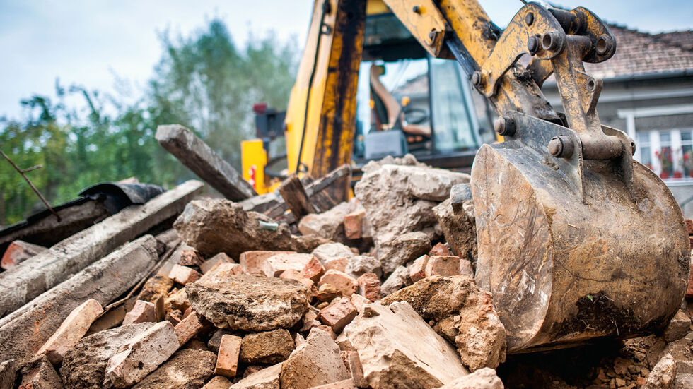 Die denkmalgeschützte Villa Romana wurde einfach weggebaggert - nun muss sie wieder aufgebaut werden. (Symbolbild)