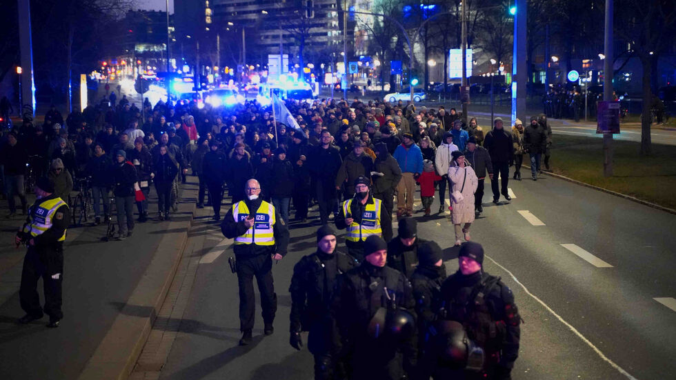 Protest gegen Coronamaßnahmen in Dresden
