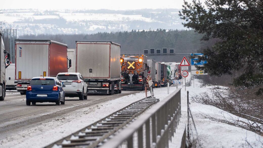 Auf der A4 ging am Freitagnachmittag nichts mehr.