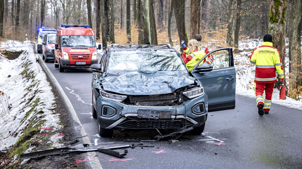 Die Einsatzkräfte vor Ort.