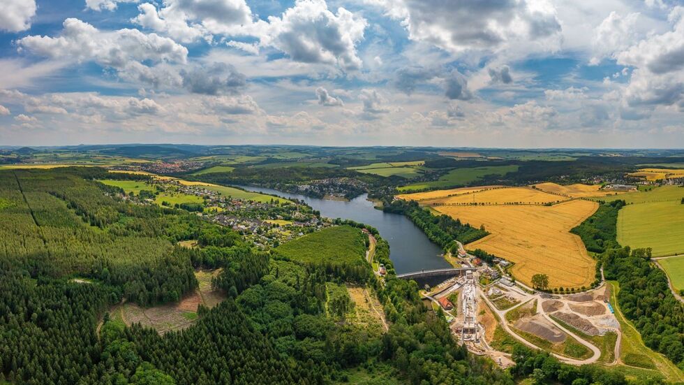 Die Talsperre Malter bei Dippoldiswalde wird auch "Badewanne Dresdens" genannt Die Talsperre Malter bei Dippoldiswalde wird auch "Badewanne Dresdens" genannt