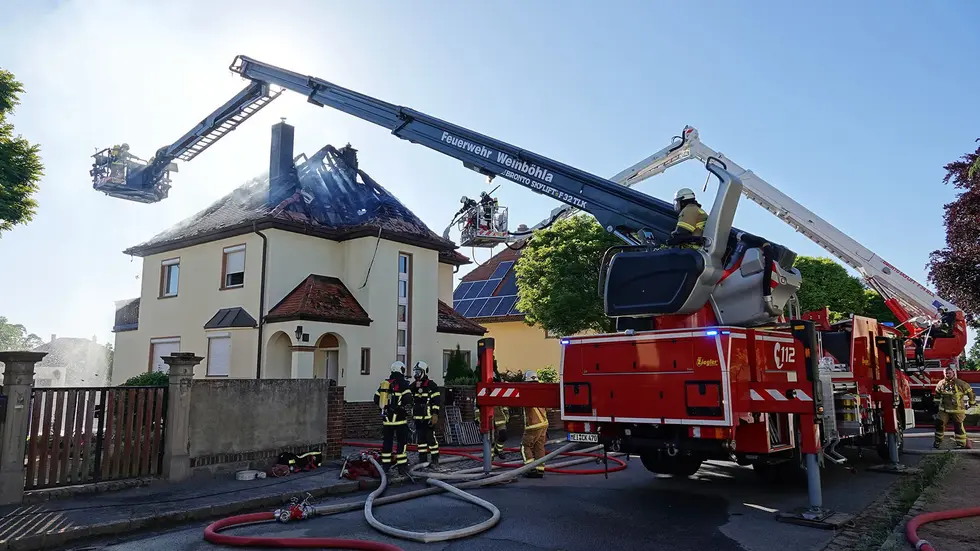 Das Wohnhaus ist nach dem Brand unbewohnbar.