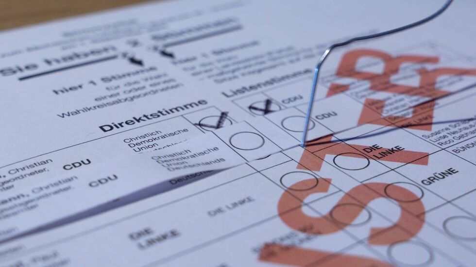 So sehen die manipulierten Wahlzettel aus.
