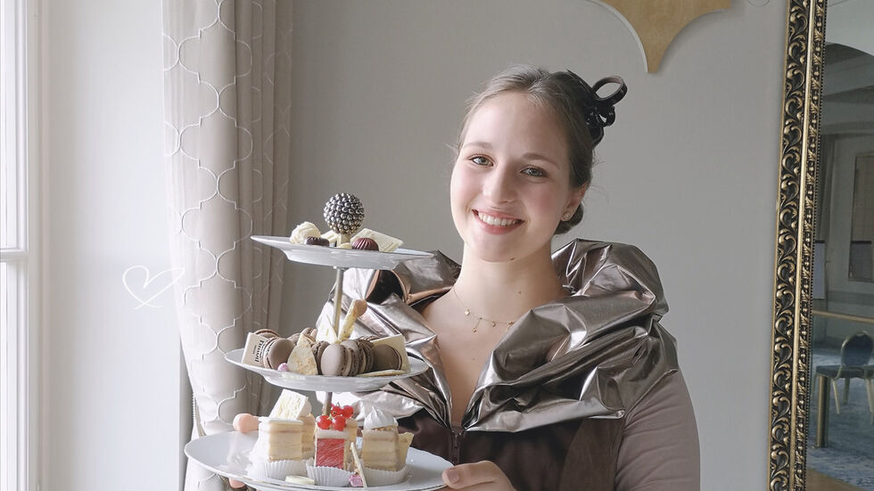 Louisa-Marie Eger ist das zweite Dresdner Schokoladenmädchen. (Foto: Lisa Marie Melzer)  Louisa-Marie Eger ist das zweite Dresdner Schokoladenmädchen. (Foto: Lisa Marie Melzer)