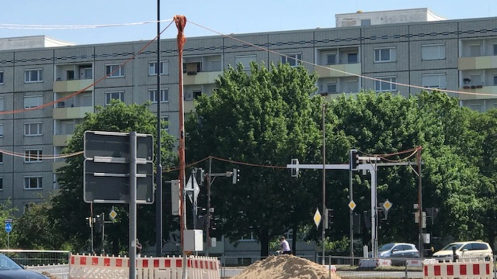 Die Stadt baut am Rathenauplatz ein modernes, größeres Entwässerungswerk. Foto: Rocco Reichel