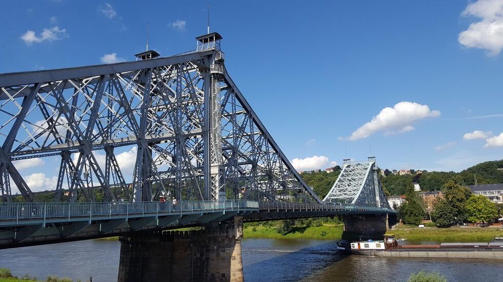 Das Blaue Wunder in Dresden. (Archivbild)