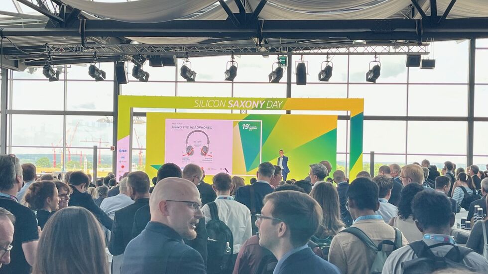 Auf dem Kongress sprach auch Sachsens Wirtschaftsminister Dirk Panter ein Grußwort