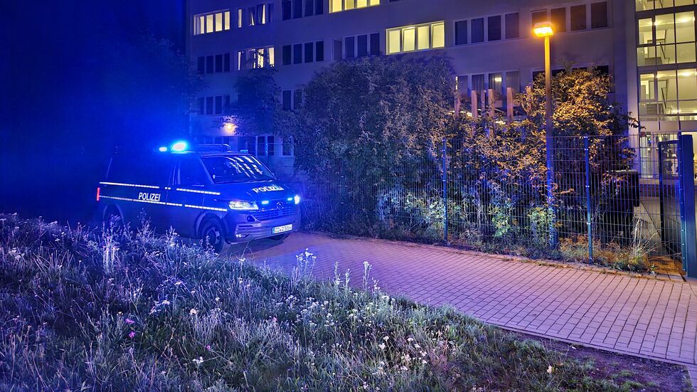Die Leipziger Flüchtlingsunterkunft an der Weißdornstraße: Hier erwischte die Polizei den Jungen.