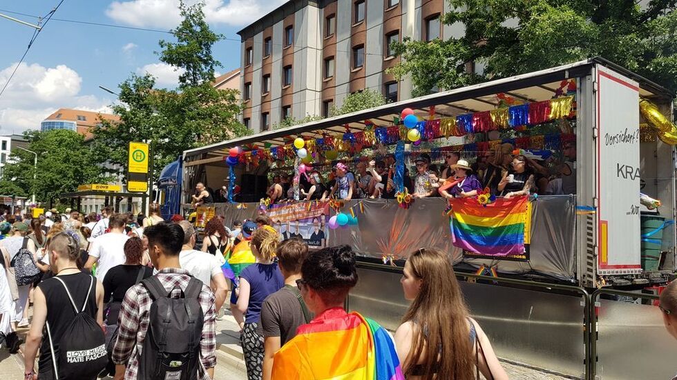 In Dresden wird es am Wochenende bunt. (Symbolbild)