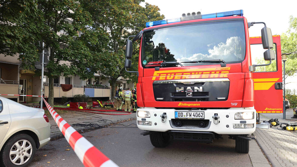 Die Einsatzkräfte vor Ort.