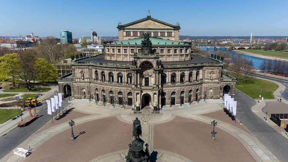In der Semperoper läuft der Spielbetrieb wieder an. (Archivbild)