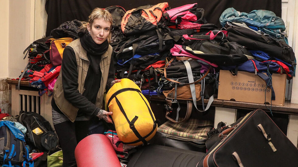 Denise Kunze, Gründerin der Initiative „Direkthilfe Dresden“ sammelt Spenden für die Menschen in der Ukraine Denise Kunze, Gründerin der Initiative „Direkthilfe Dresden“ sammelt Spenden für die Menschen in der Ukraine