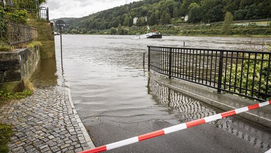 Einige Straßen sind bereits gesperrt.