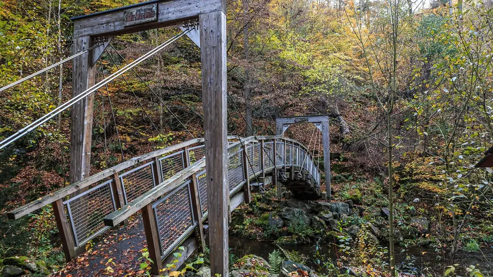 So sah die Brücke aus, als sie noch stand So sah die Brücke aus, als sie noch stand