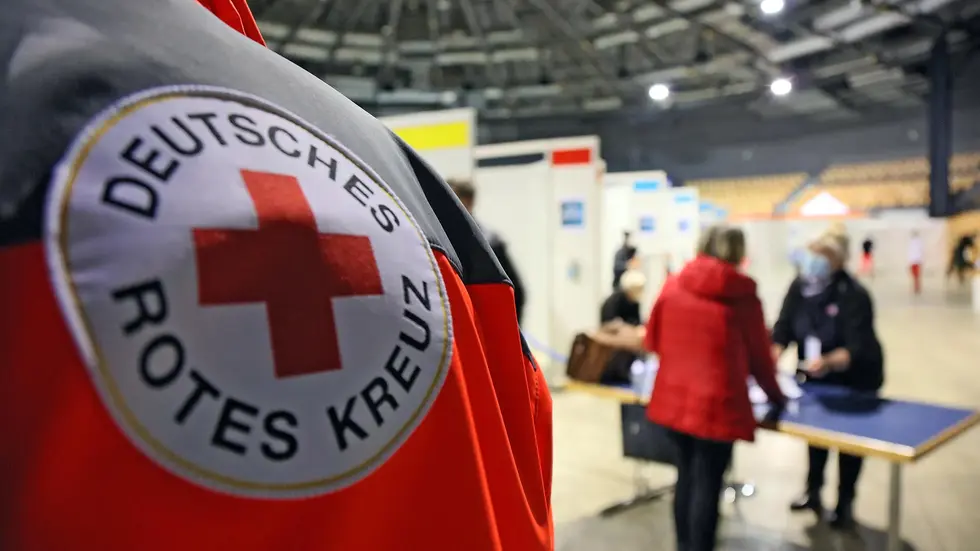 Impfzentrum in Stadthalle Zwickau