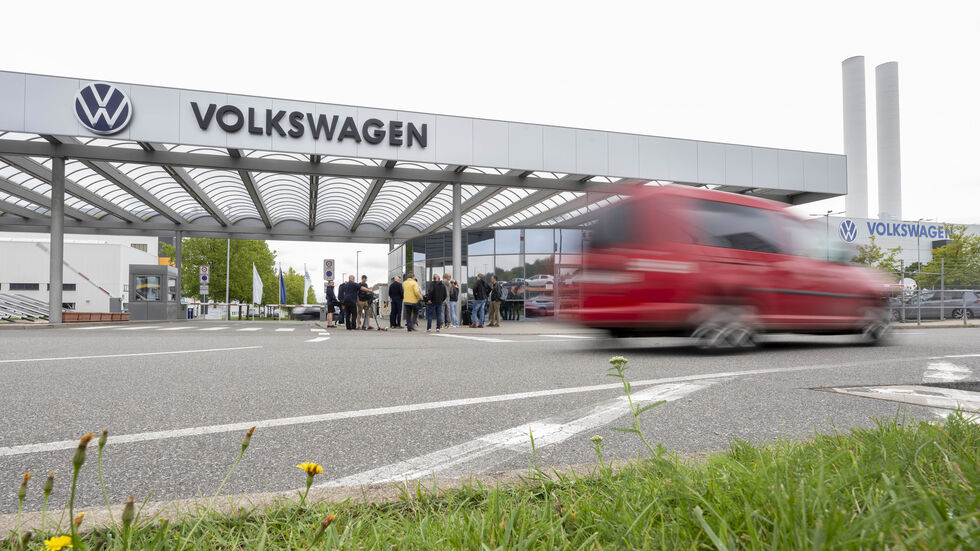 VW-Tor in Zwickau