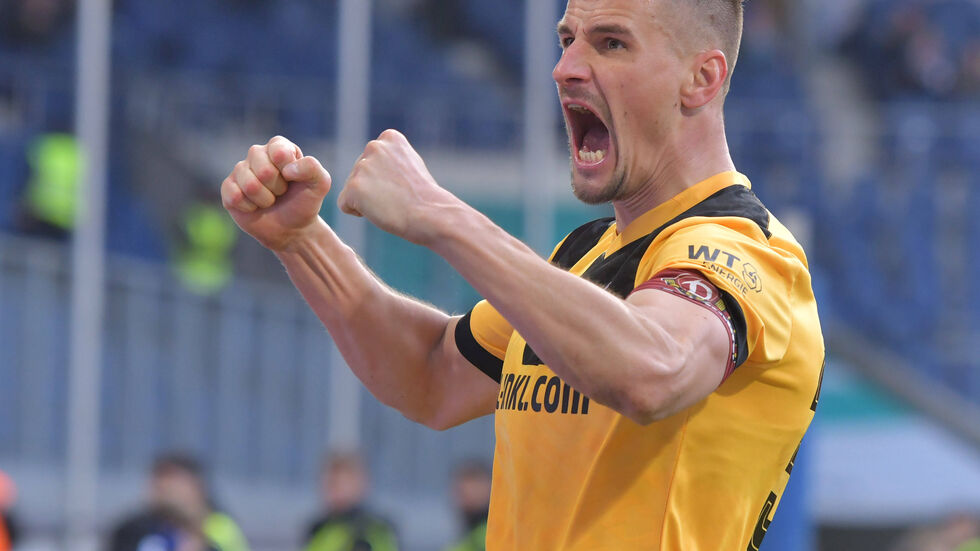 Dynamo-Kapitän Stefan Kutschke Dynamo-Kapitän Stefan Kutschke