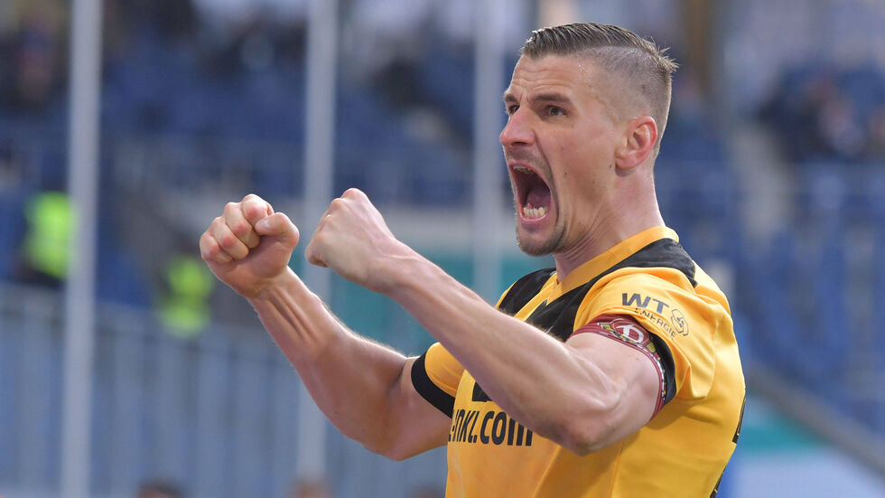 Dynamo-Kapitän Stefan Kutschke 