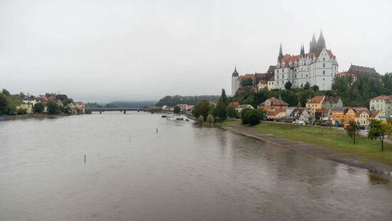 Auch in Meißen ist der Pegel angestiegen.