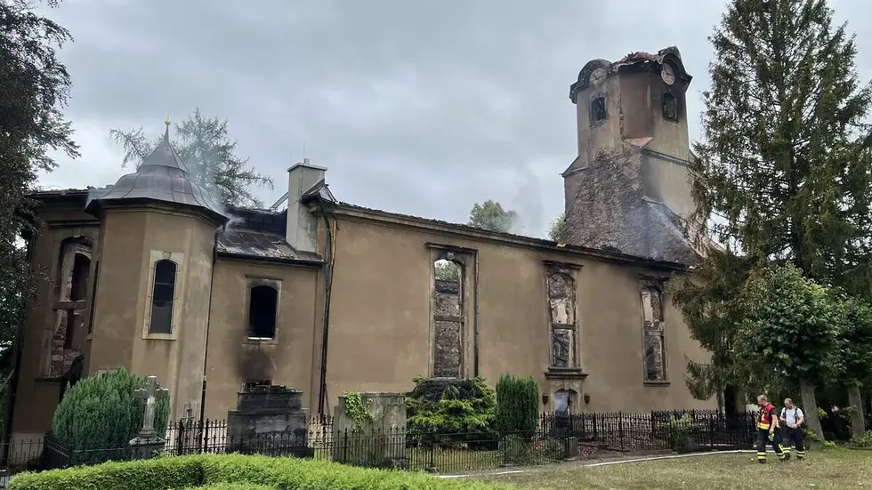 2023 legte ein Mann Feuer in dem Gotteshaus 