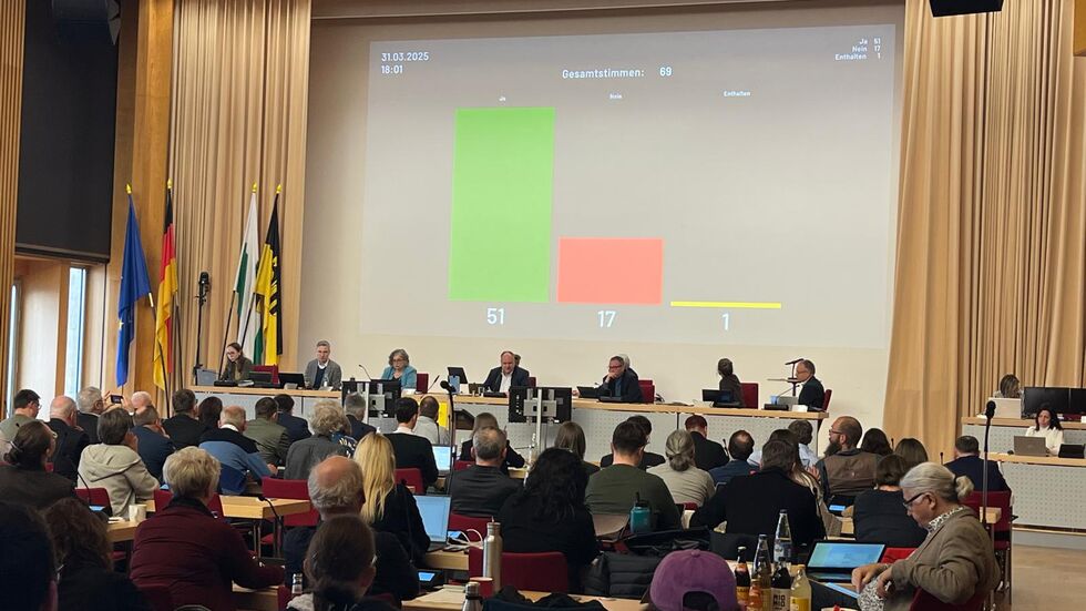 Mit deutlicher Mehrheit wurde die Neuverschuldung beschlossen.