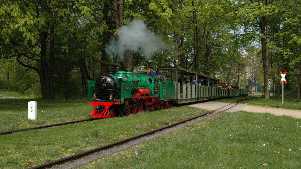 Sie legt wieder los: Die Parkeisenbahn dampft in die diesjährige Saison.