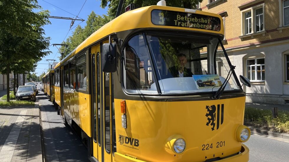 Im späten Frühling wurden die alten Tatras in Dresden verabschiedet. 