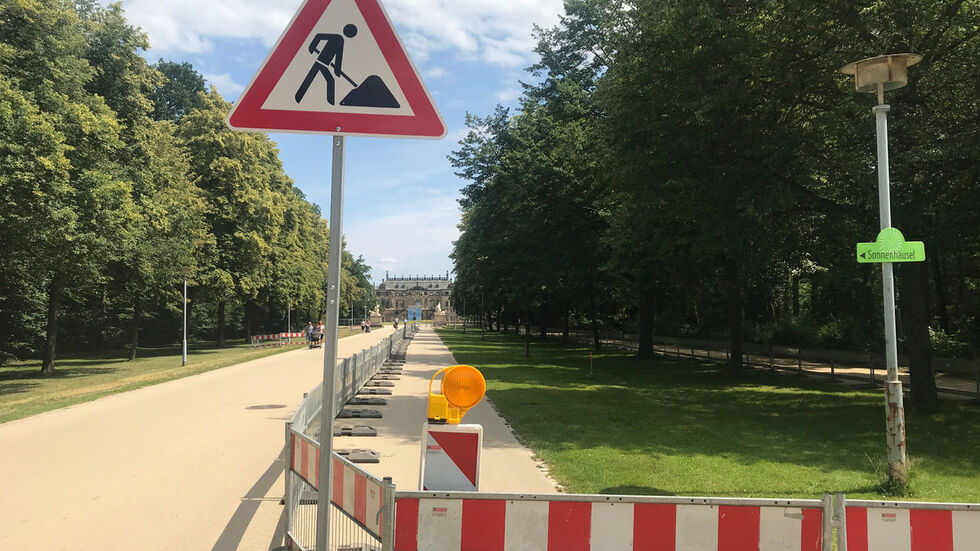 Im Sommer waren die Wege noch gesperrt. Foto: Rocco Reichel Im Sommer waren die Wege noch gesperrt. Foto: Rocco Reichel