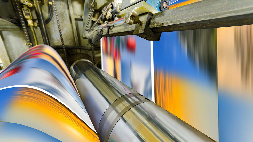 Die Druckerei im Dresdner Norden steht Ende des Jahres still. (Symbolbild)