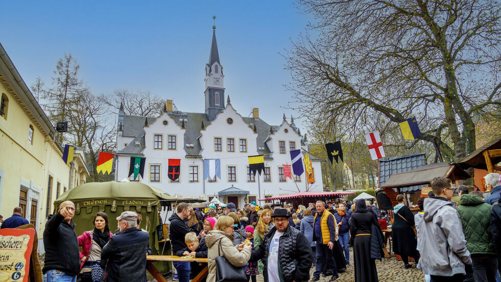 Auf Schloß Burgk in Freital wird über Ostern ein Mittelalterliches Spectaculum gefeiert
