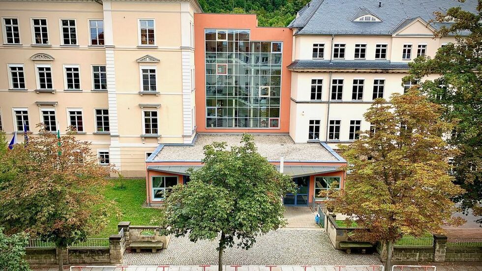 Das Friedrich-Schiller-Gymnasium in Pirna.