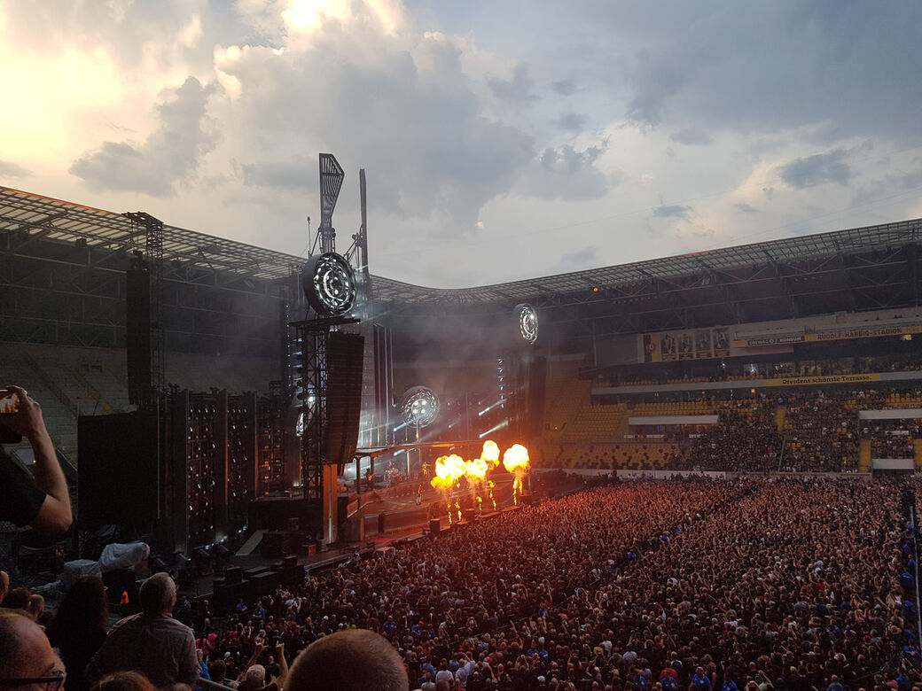 Eindrücke vom Konzert am 12.06.19 im Rudolf-Harbig-Stadion (Foto: Redaktion/Franziska Meier)