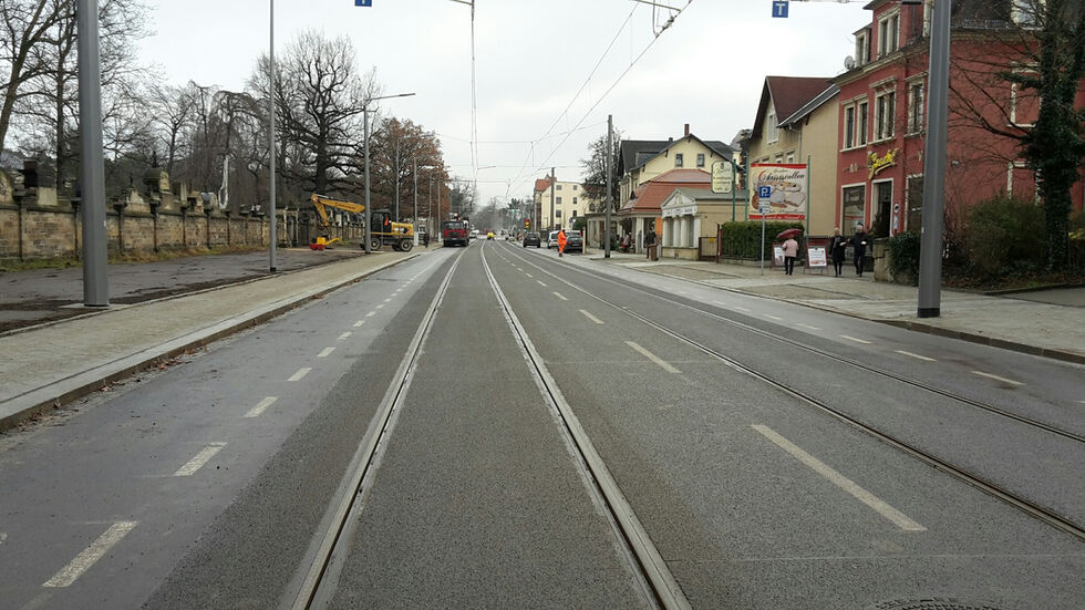 Die Wehlener Straße in Tolkewitz soll ausgebaut werden. (Archivbild)