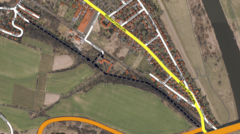 So sieht die Sperrung aus.