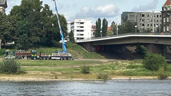 Ein Blick auf die Neustädter-Seite am Donnerstagnachmittag.