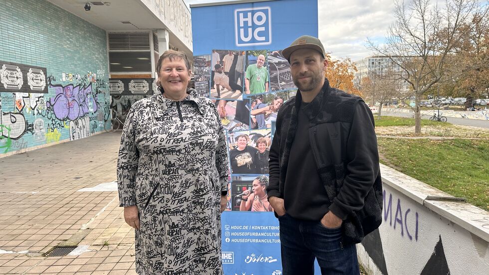Ellen Demnitz-Schmidt und Felix Roßberg von House of Urban Culture