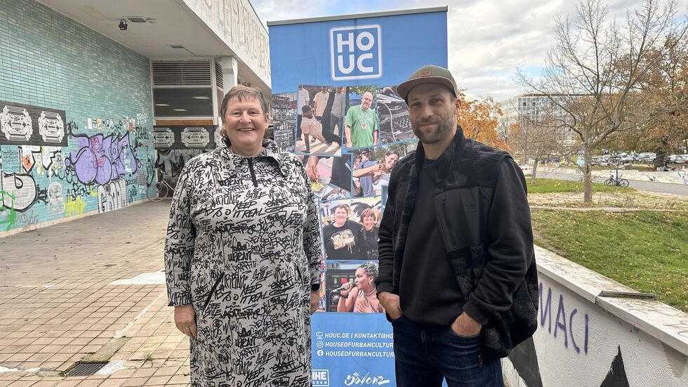 "House of Urban Culture" Geschäftsführer Ellen-Demnitz Schmidt und Felix Roßberg 