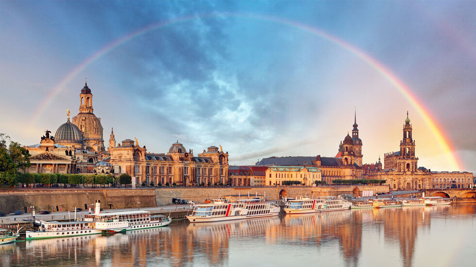 Dresden ist wieder leicht gewachsen.  Dresden ist wieder leicht gewachsen.