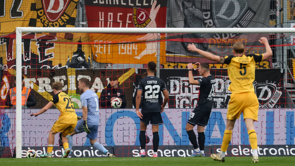 Jonas Oehmichen beim Ausgleich Jonas Oehmichen beim Ausgleich